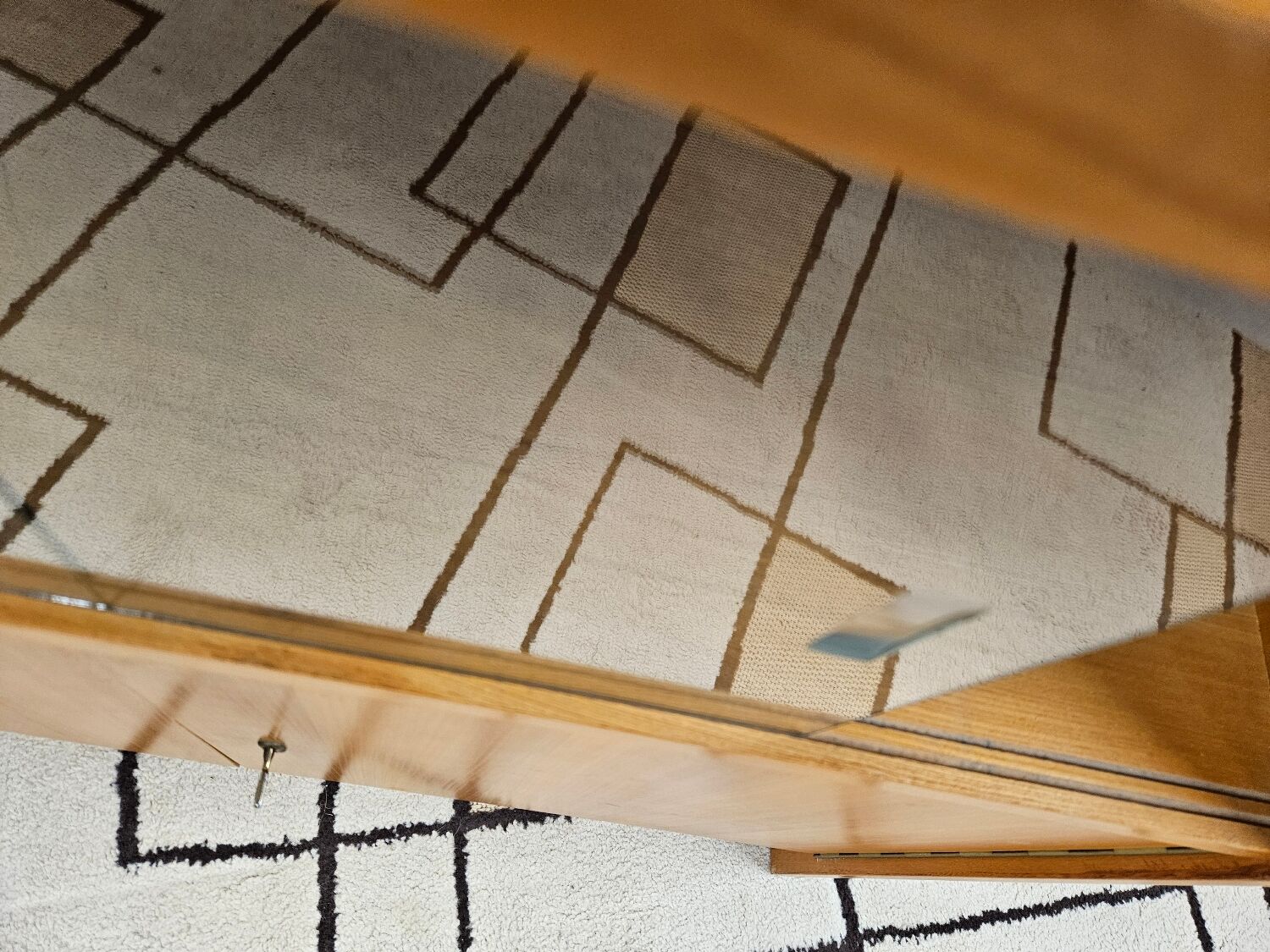 Small vintage display cabinet from the 1970s