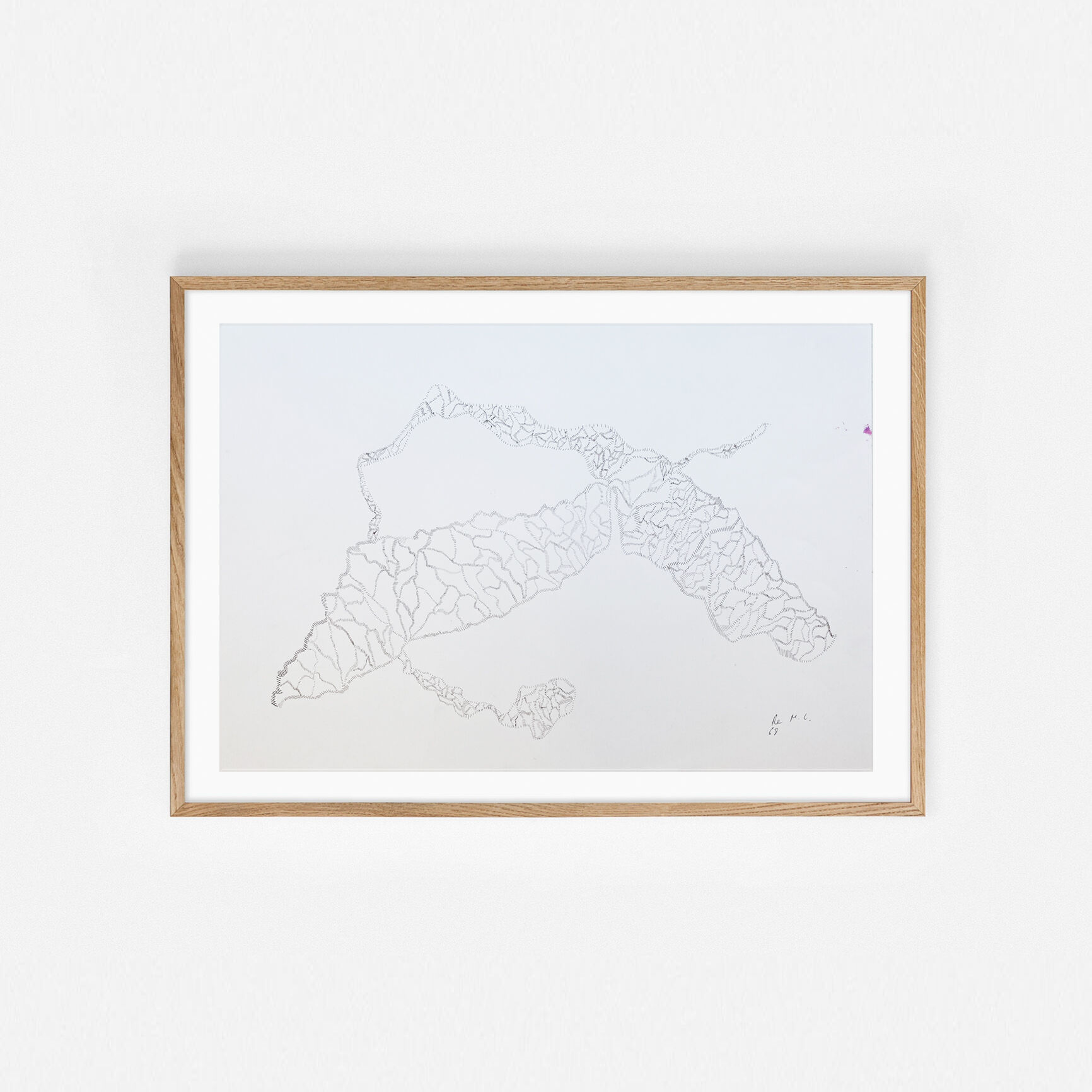 Drawing by sculptor Maria Chiara Re