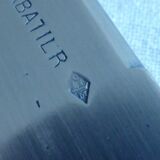 5 anciens couteaux à fruit, lame en argent, sabatier