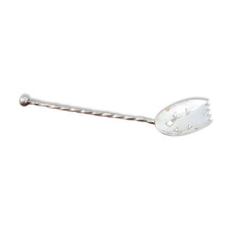 Cuillère à saupoudrer en métal argenté