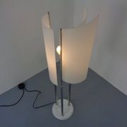 Arianna Floor Lamp in Marble and Handblown Glass by Bruno Gecchelin for Oluce, Italy, 1970s