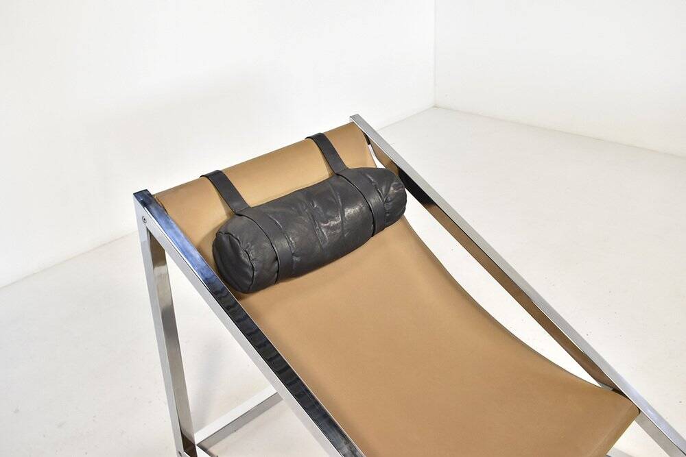 Italian Mies Lounge Chair by Archizoom for Poltronova, 1960s