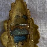 Patère en bronze doré