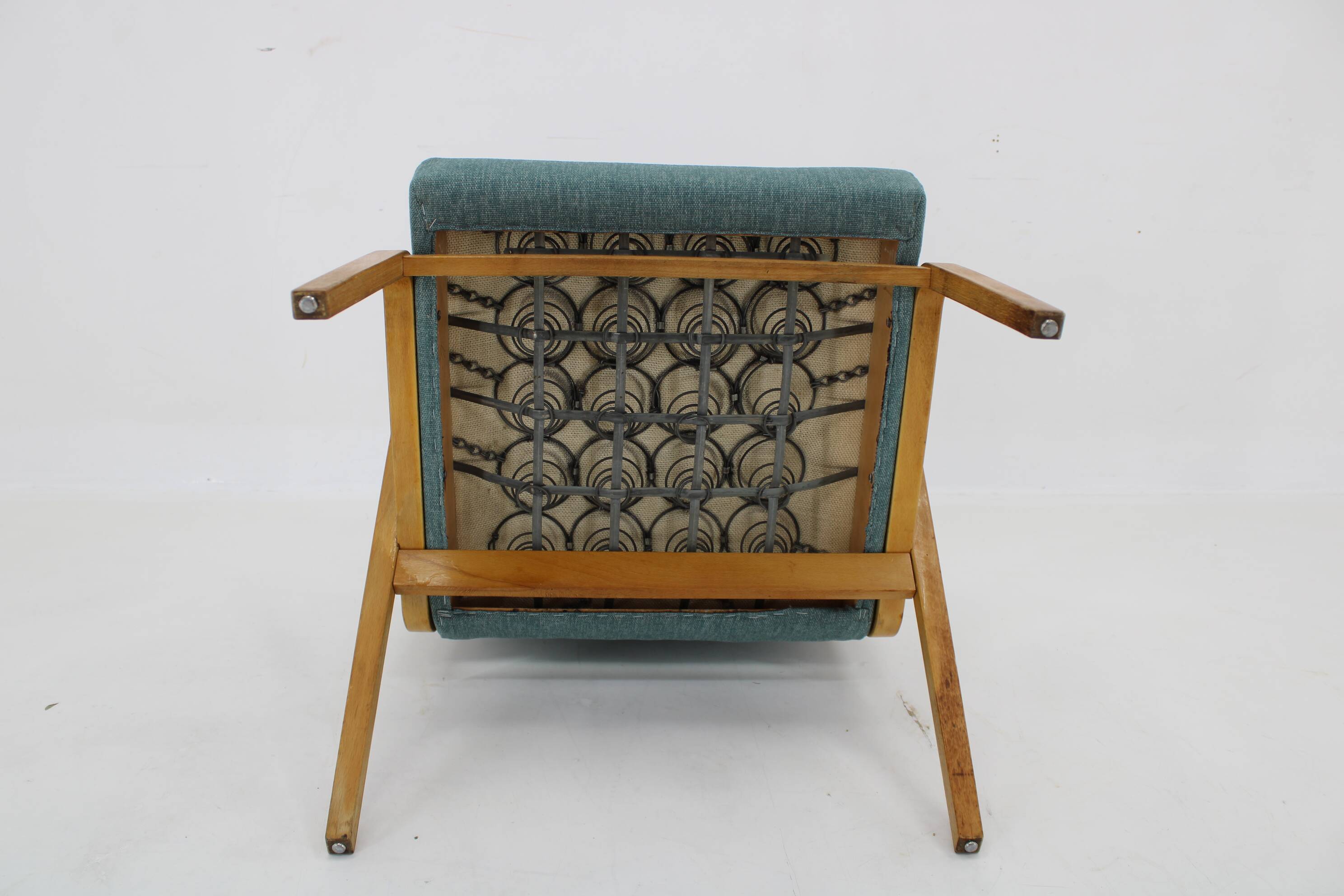 1960s Selman Selmanagic armchair by VEB Deutsche Werkstätten Hellerau, Germany