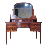 Restored mahogany English dressing table