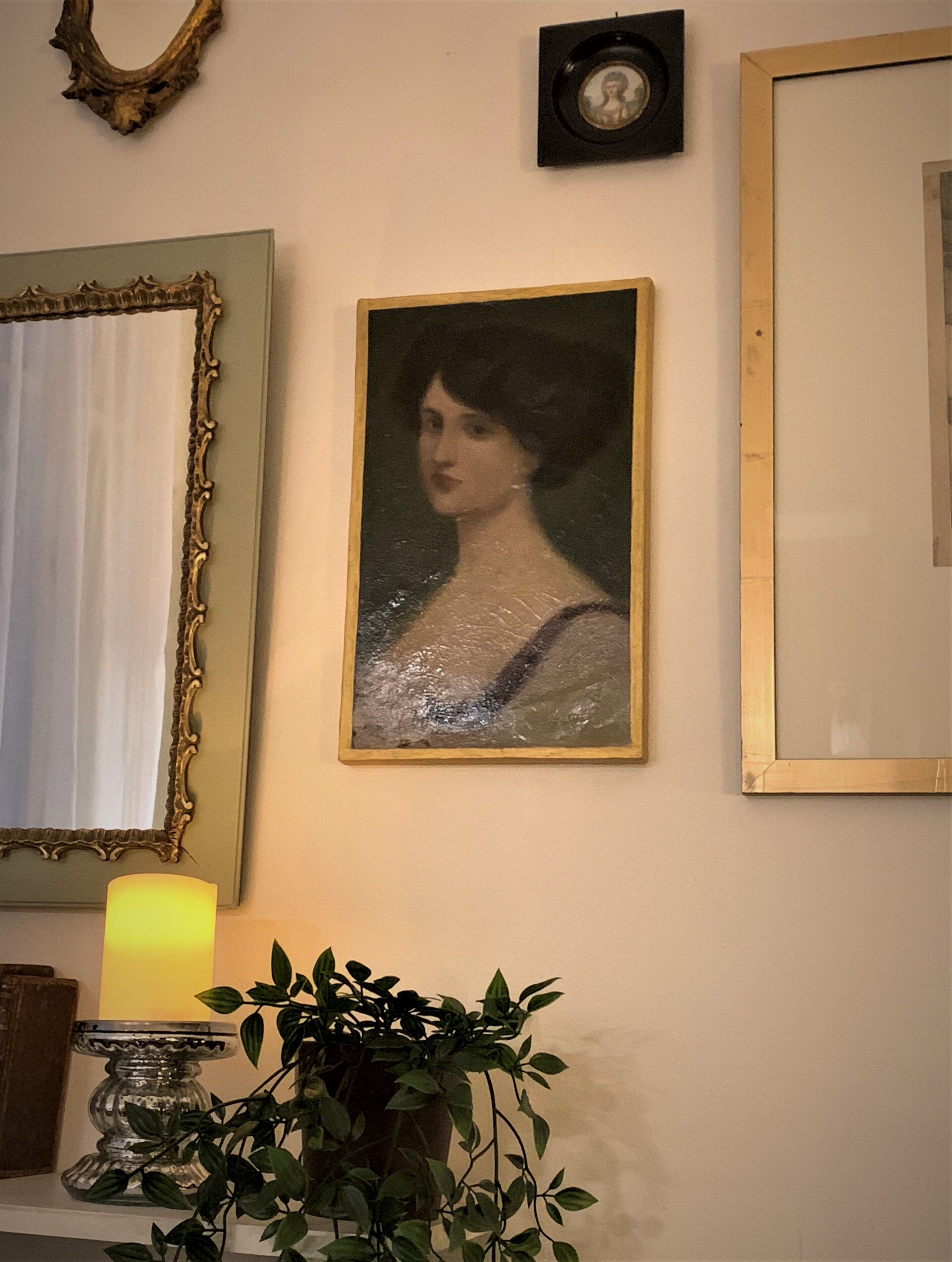 Oil painting portrait