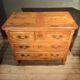 Louis XIV style commode in solid cherry wood.