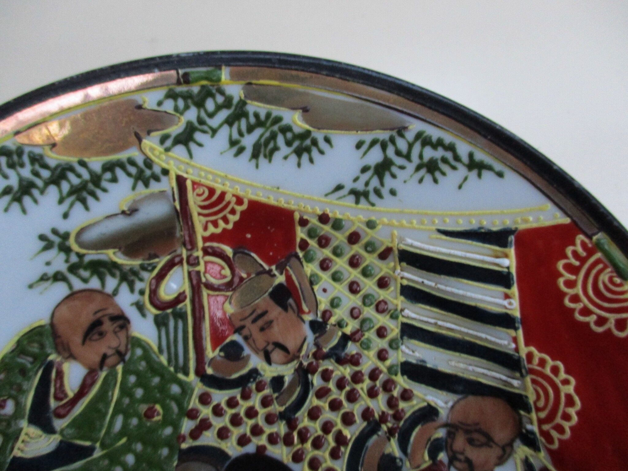 Assiettes porcelaine du japon satsuma