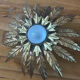 70s sun ceiling light