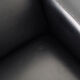 Leather armchair, danish design, 1970s, production: denmark