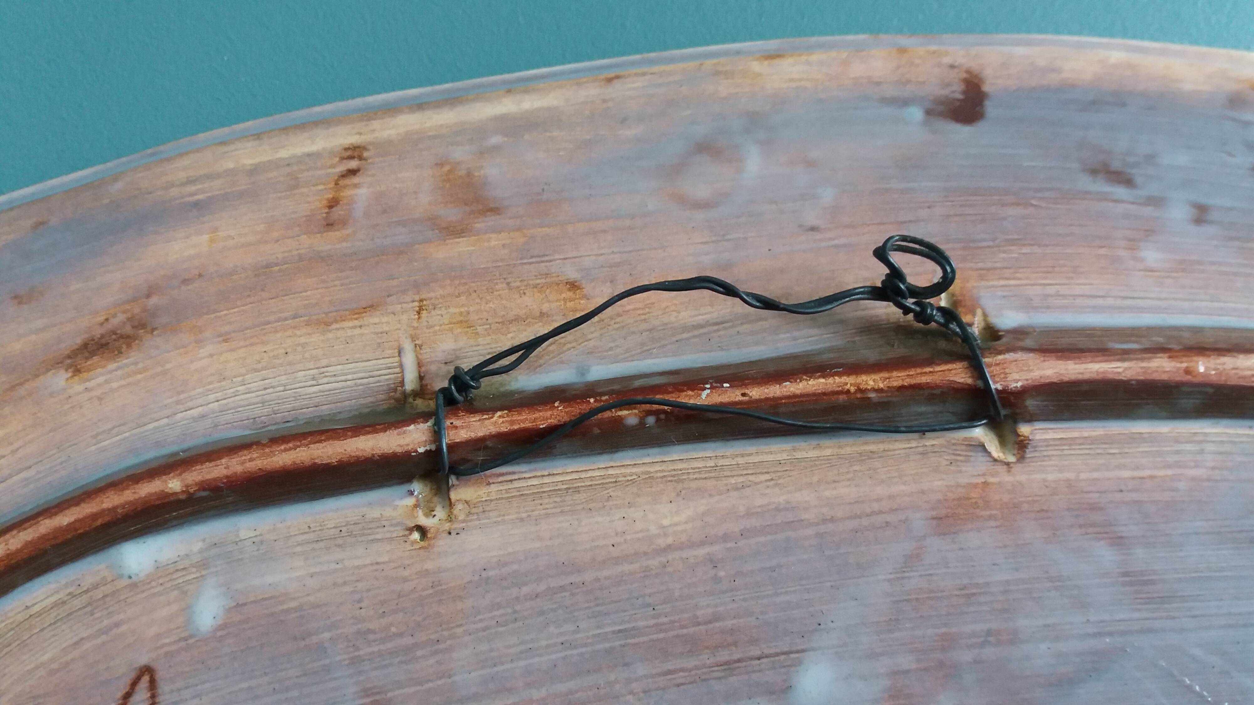 Plate signed Monique Brunner, Pansier, Pottery of the Aquarius, Vallauris