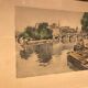 Aquarelle début 20ème siècle le Pont Neuf signée « Henry »