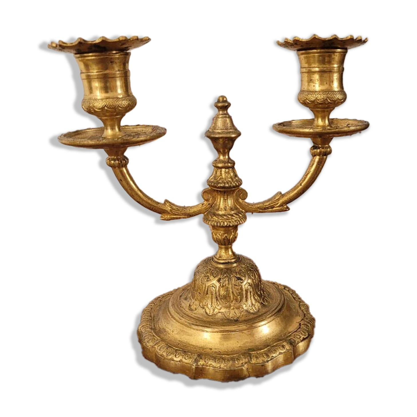 Candlestick No. 2, 2 brass lights