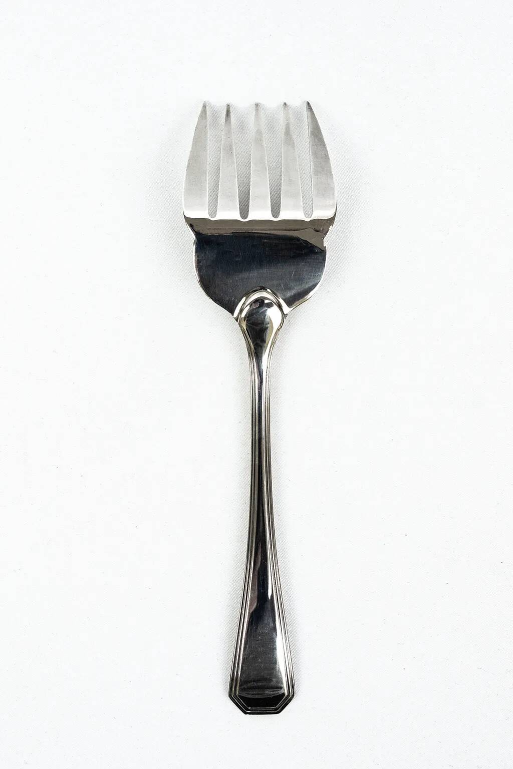 Christofle America silver-plated fish service cutlery, Luc Lanel