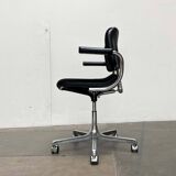 Vintage swivel office chair German model Eurochair 5600 by Fritz Makiol for Girsberger, 1970s.