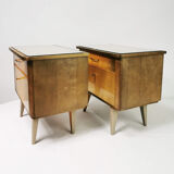 Pair of bedside tables, origin Germany, 1960s