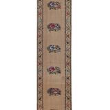 Vintage Turkish Oushak Rug Handwoven 52x409 cm