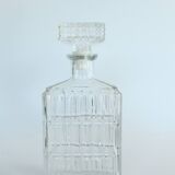 Carafe à whisky rectangulaire en verre