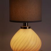 Grande lampe en verre de Murano rose