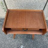 Bedside table with compass feet