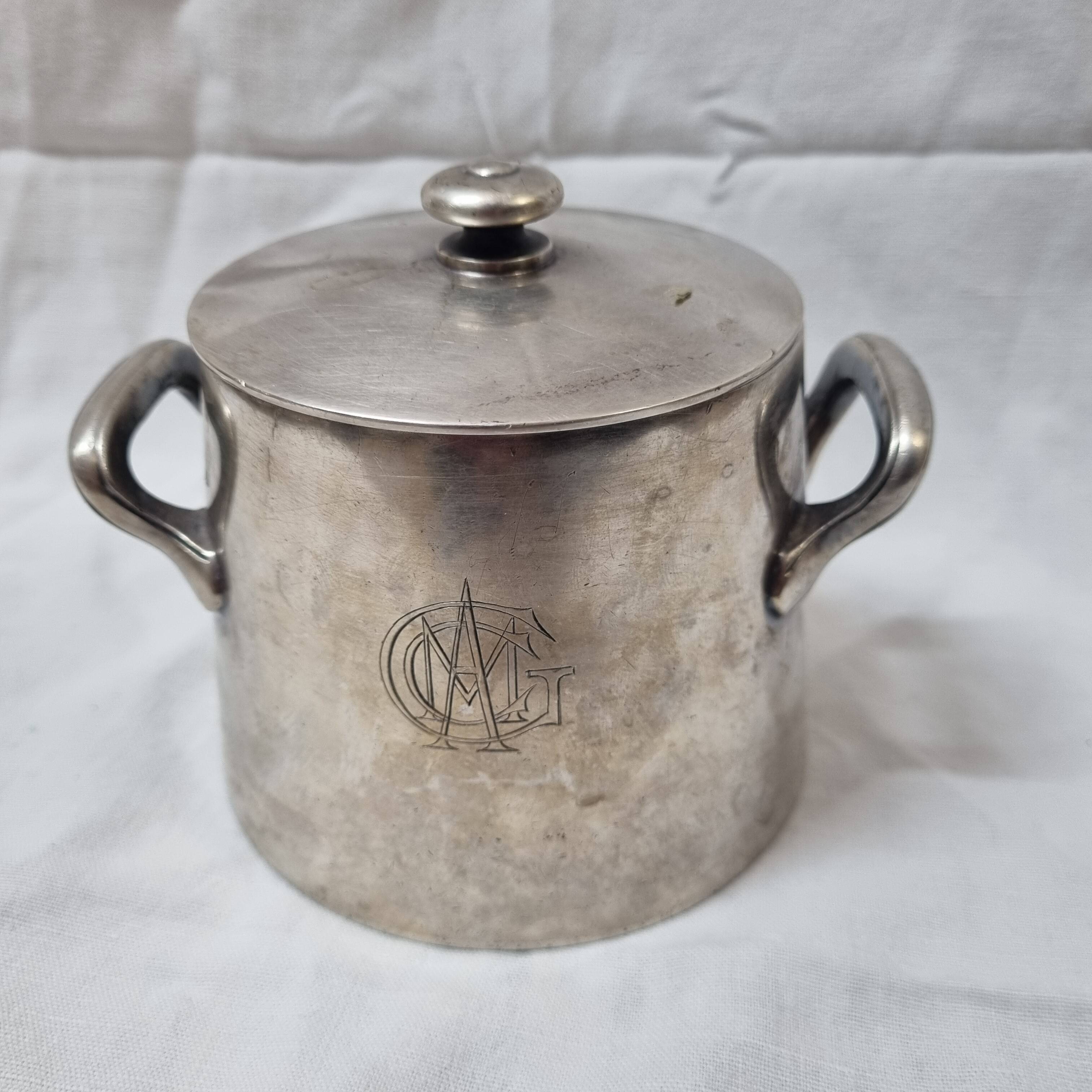 Sugar pot, ercuis early 20th century