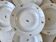 Set of 5 hollow plates Made in France registered model "Czech" 50s-60s