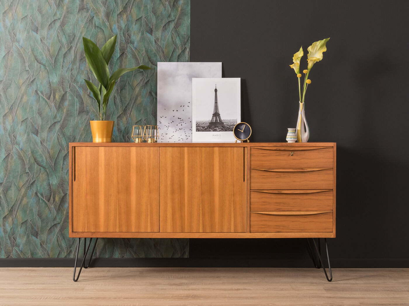 Walnut sideboard from the 1950s