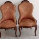 Paire de chaises Louis Philippe acajou