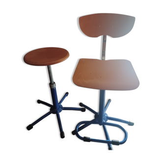 Chair + stool