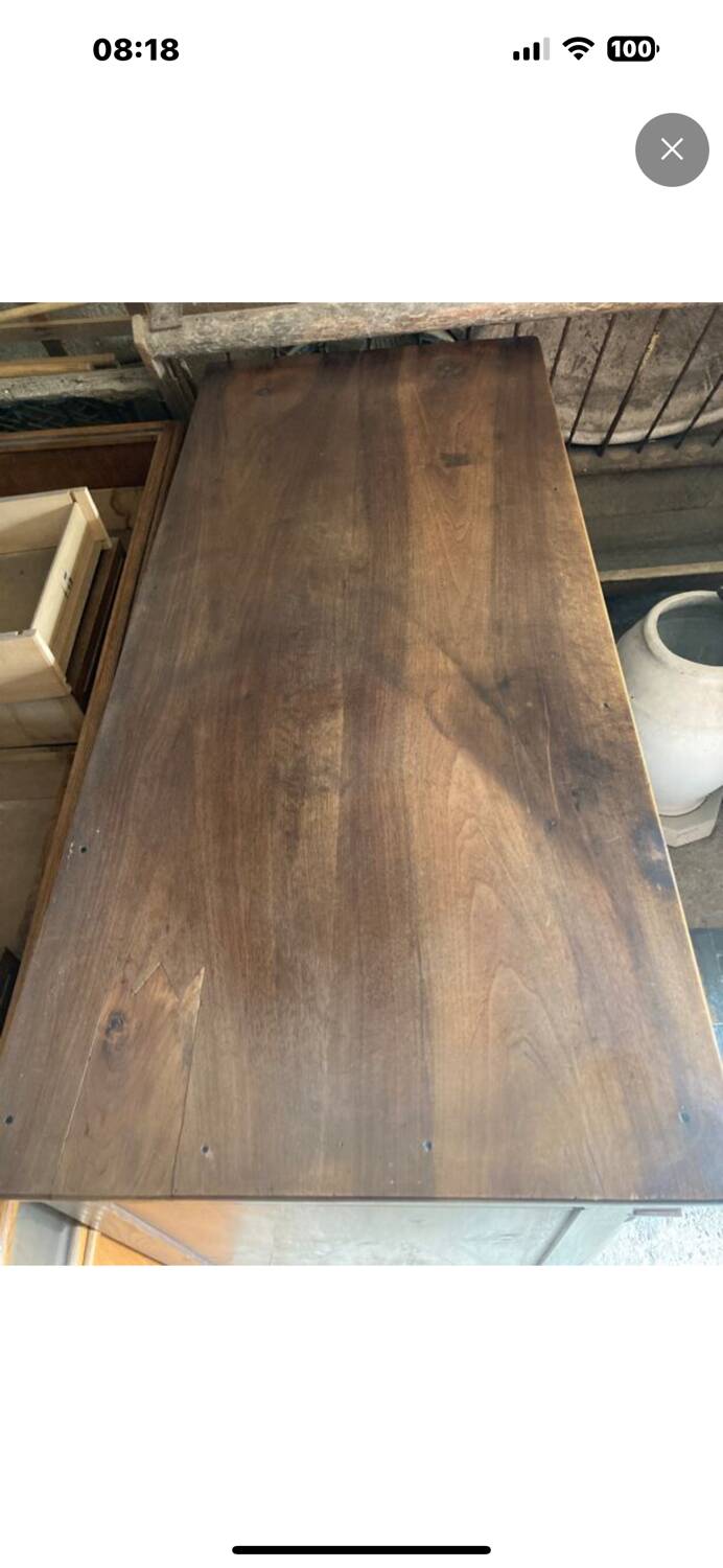 Empire walnut low sideboard