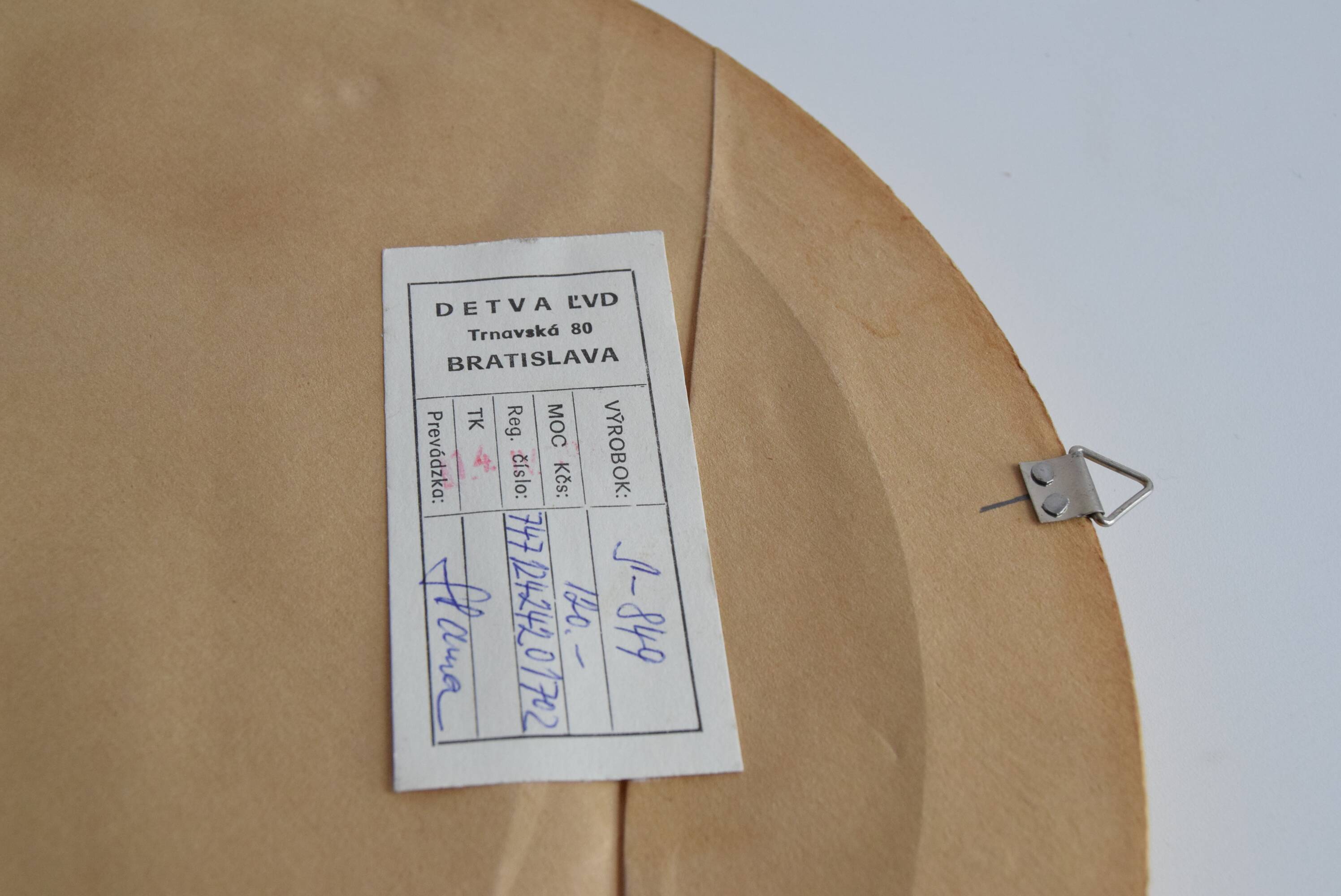 Mid-century Slovak wall mirror from 1970