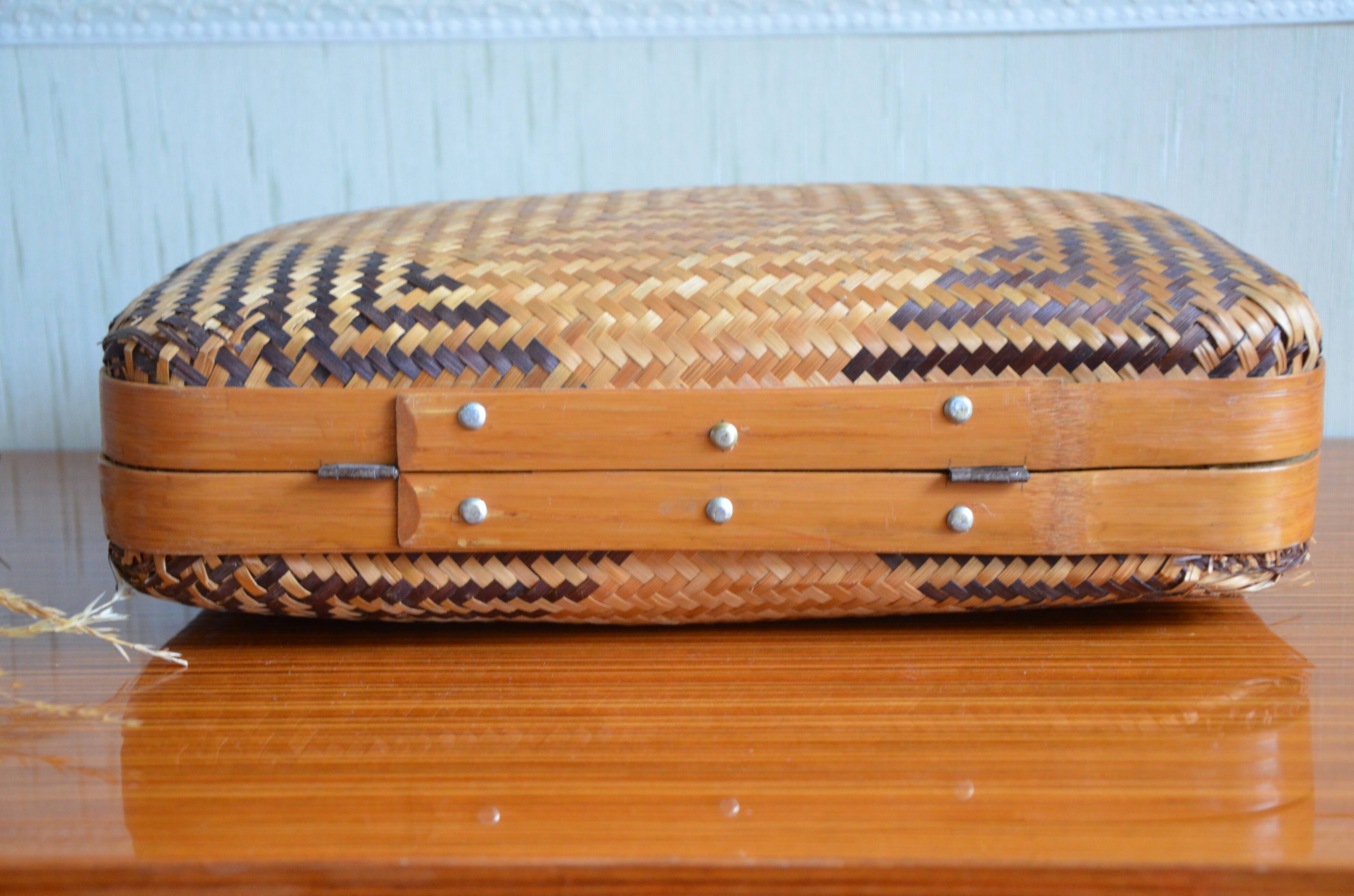 Vintage wicker case