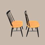 Two Scandinavian design chairs, Fanett style