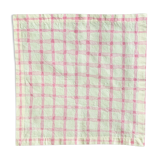Serviette vichy rose