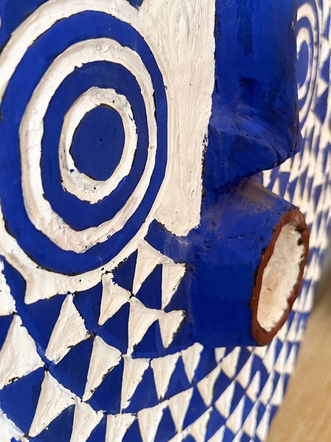 Masque soleil Bobo bleu (Burkina Faso)