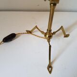 Lamp W. Benson tripod - Art Nouveau