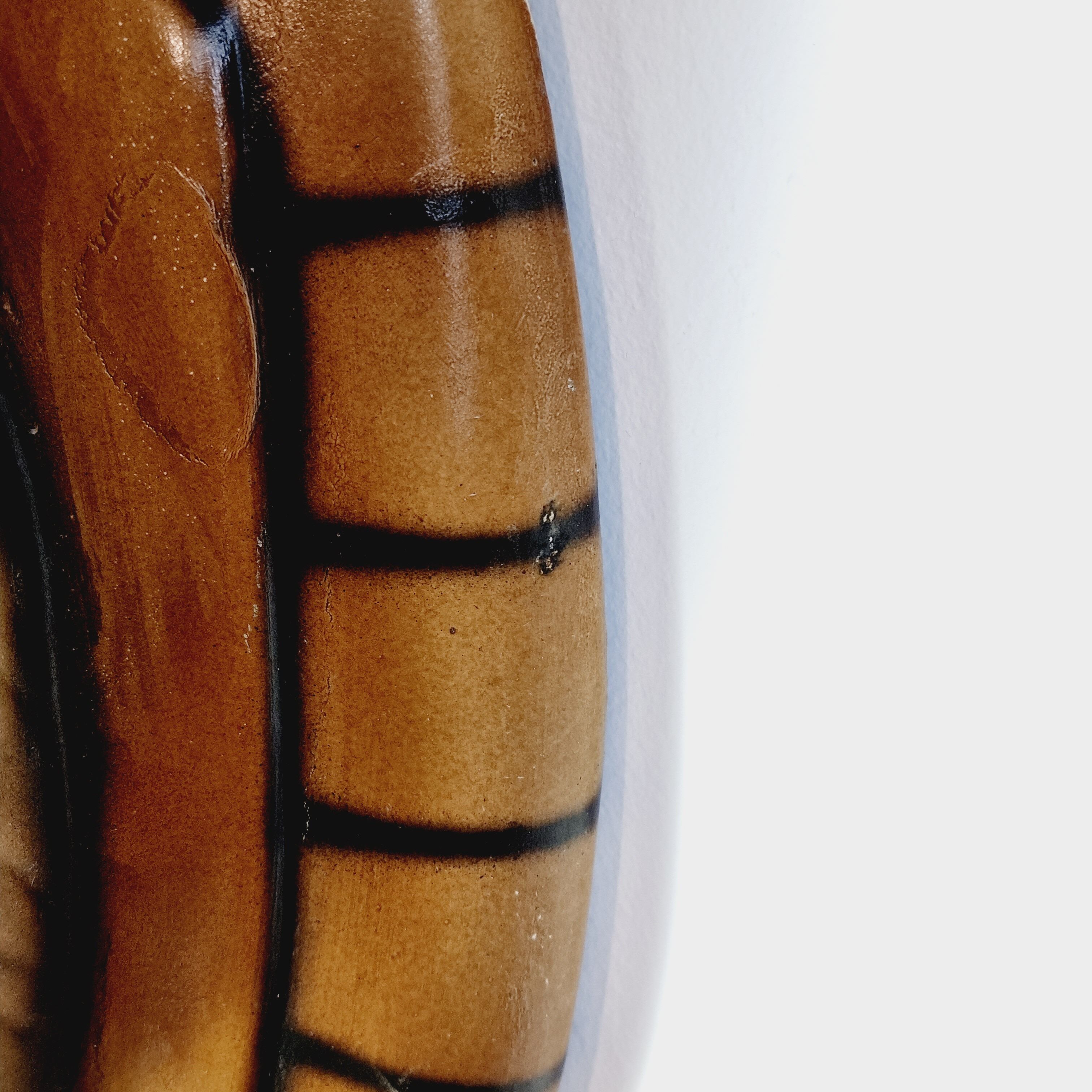 Ceramic deer head trophy