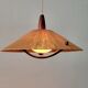Vintage sisal hanging lamp by Temde Leuchten, 1965