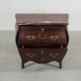 French mahogany veneer chest of drawers from the 1930's