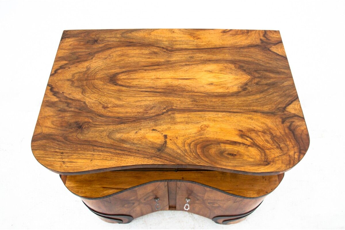 Art Deco glass chest of drawers, Poland, 1950s. After renovation.