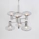 Lustre Sputnik Chrome by Doria, Germany, 1960s