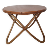 Rattan coffee table from the 60s