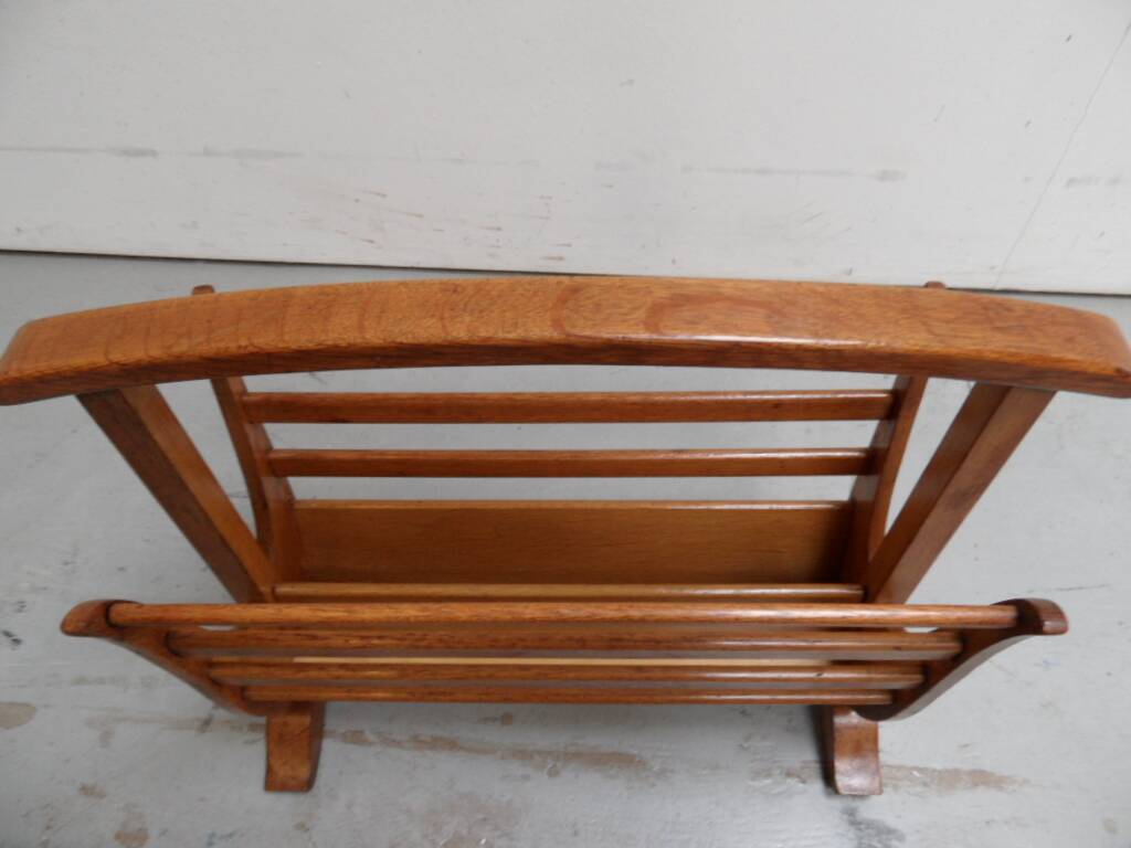 Vintage magazine rack 1950's