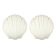 Pair of Large Shell-Shaped Opaline Glass Wall Lights from Limburg, 1970s