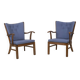 1940s Lounge Chairs by Tyge Hvass, Model 1628 for Fritz Hansen, Denmark
