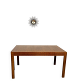 Extendable dining table Italian design 60 geometric rosewood