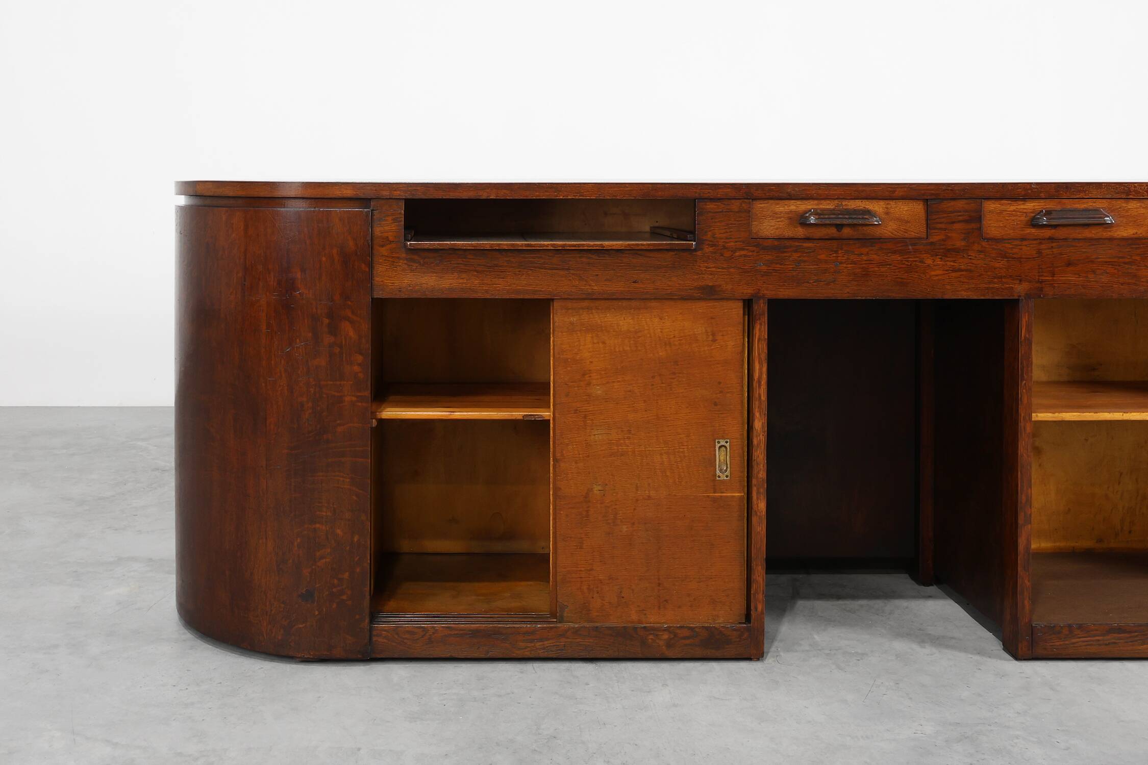 Large Art Deco Monumental Counter attributed to De Coene, Belgium, 1920s