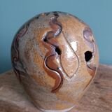 Signed flower spike vase