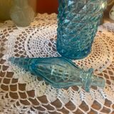 Large turquoise bottle