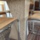 80s travertine dining table